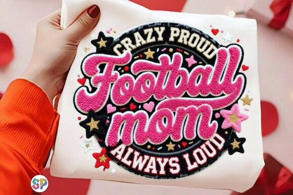 Download Crazy Football Mom, Girly Faux Yarn Png - Girl Collection