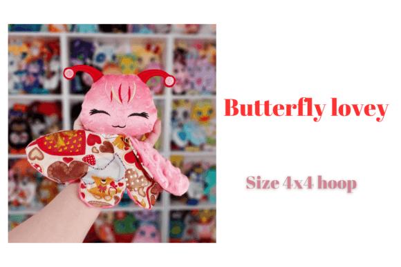 Download Baby Bee-butterfly Jointed Lovey Girl - Girl Collection