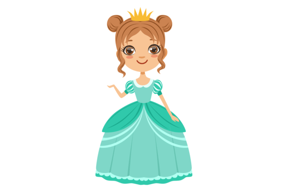 Download Fairytale Princess. Cute Cartoon Girl in - Girl Collection